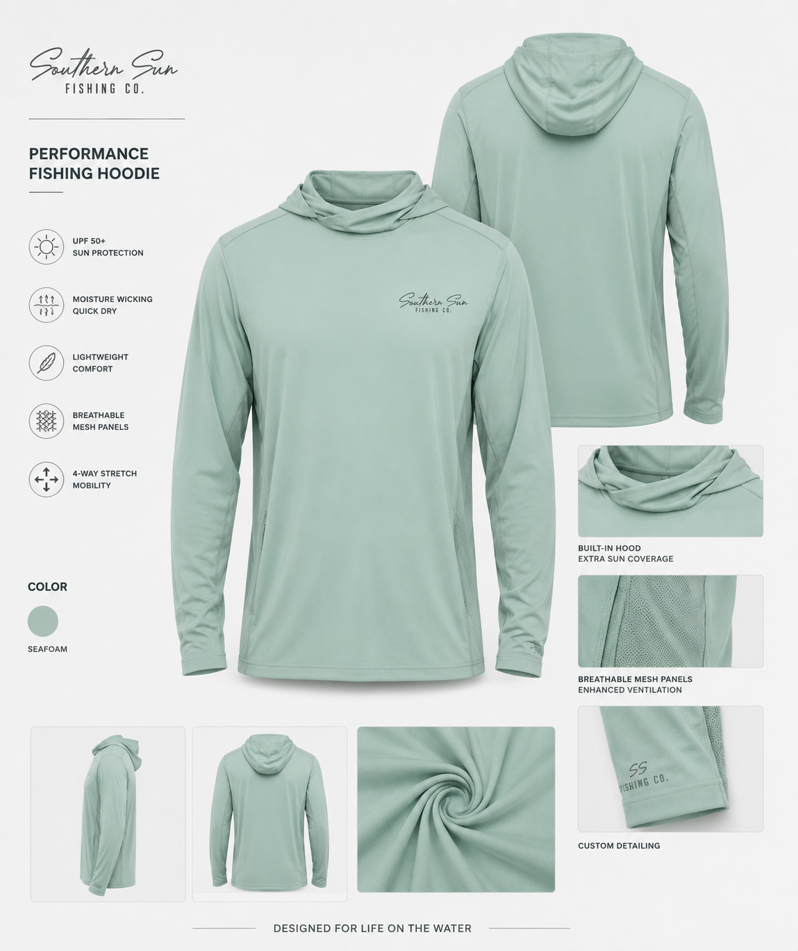 Southern Sun Hooded Performance Shirt